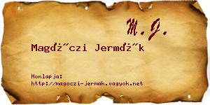 Magóczi Jermák névjegykártya